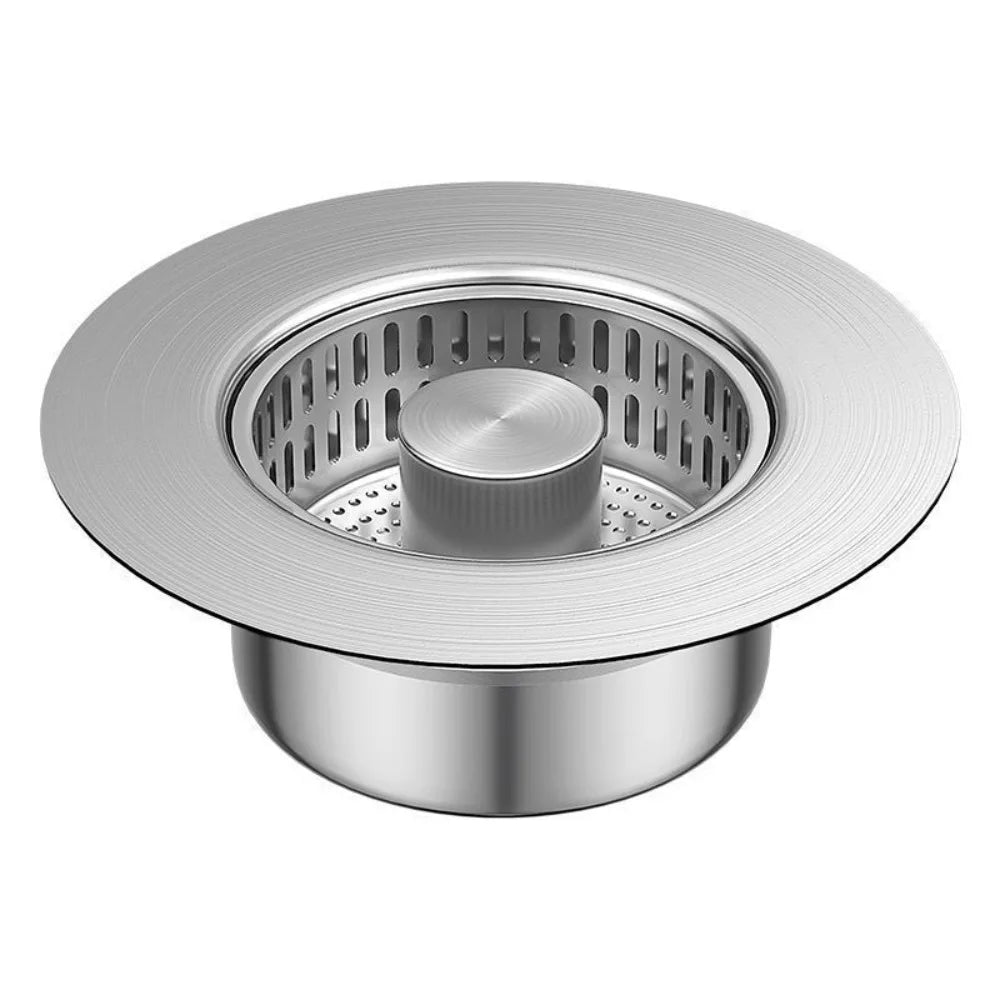 3-in-1 Stainless Steel Sink Stopper & Strainer