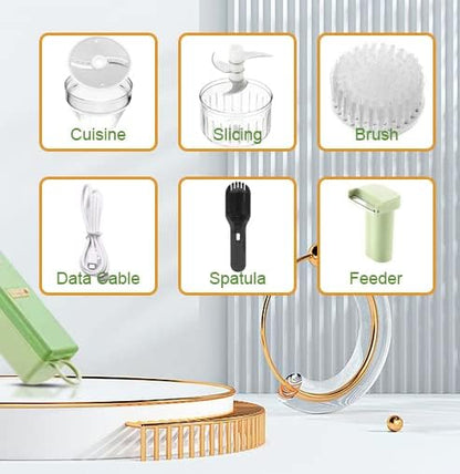 4-in-1 Handheld Electric Vegetable Cutter