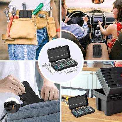 24-in-1 Magnetic Screwdriver and Ratchet Wrench Set – Multifunctional Hand Tool Kit for Home Repair, DIY, and Maintenance