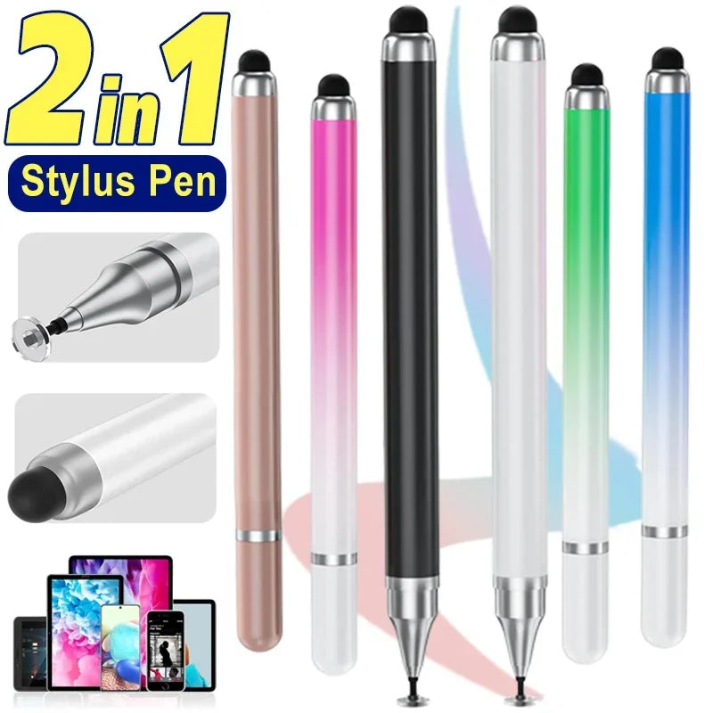 2-in-1 Universal Stylus Pen for Phones & Tablets