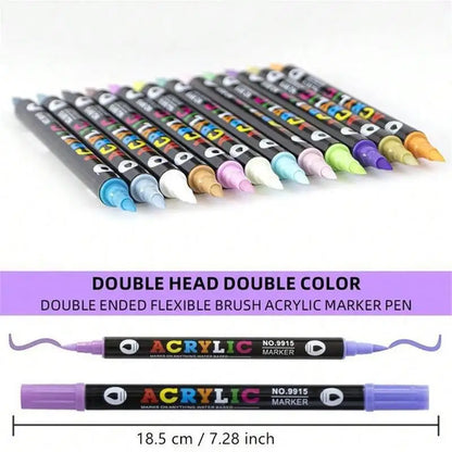 Double-End Art Markers for Kids & Adults
