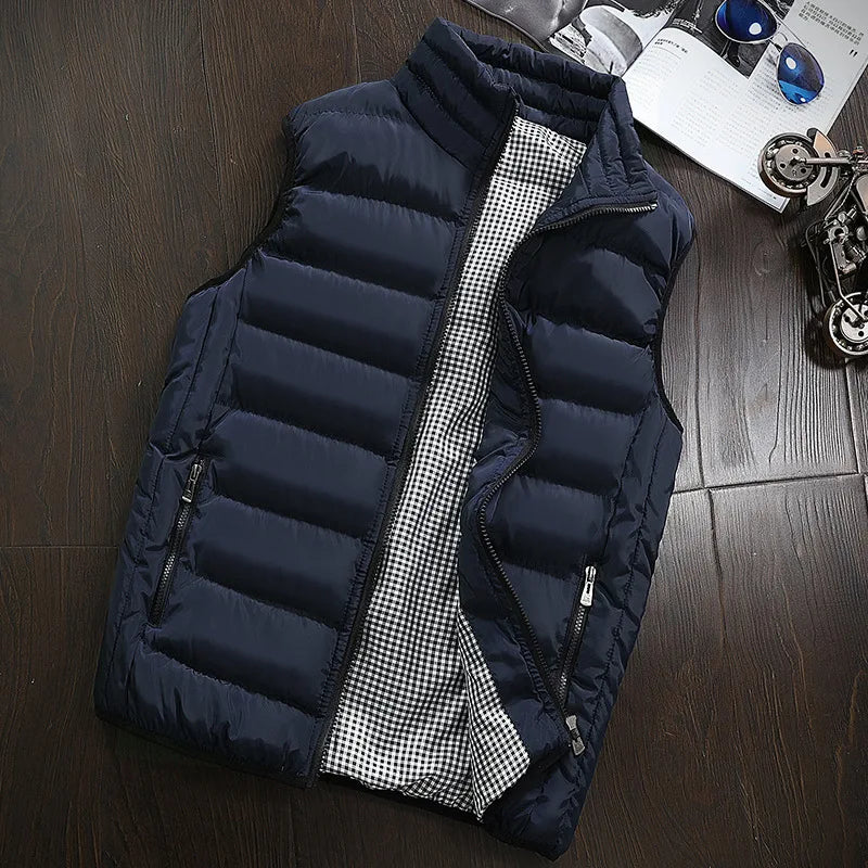 Men’s Heated Vest – Windproof Electric Heated Jacket, USB Rechargeable, Sleeveless Winter Warm Thermal Waistcoa