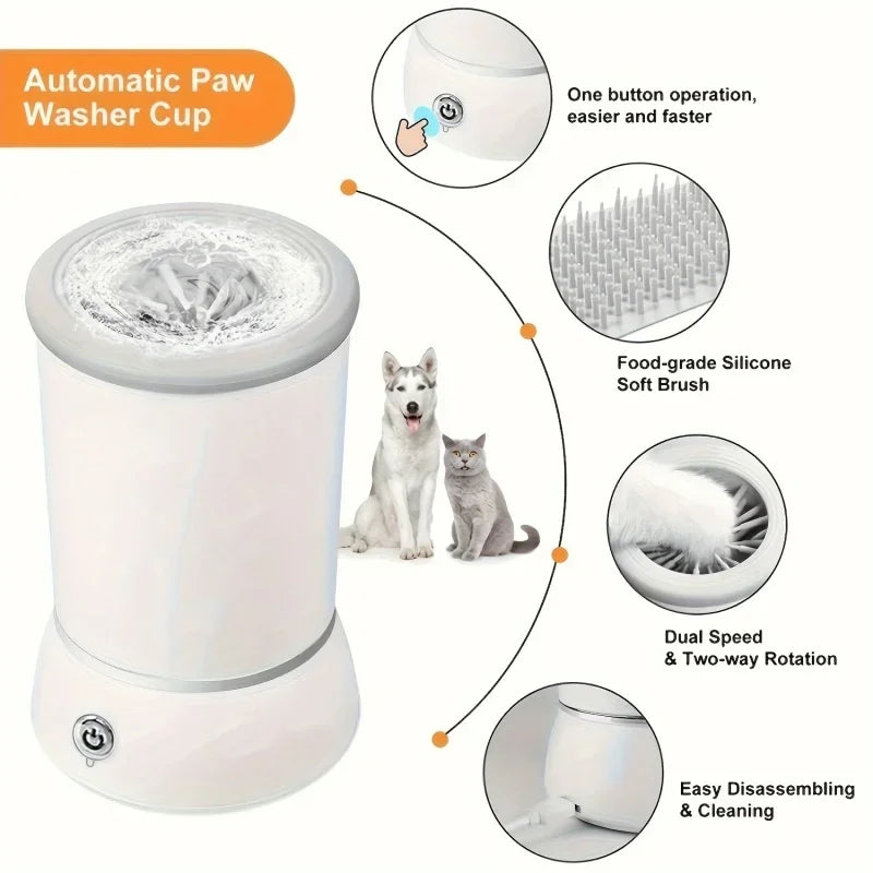 PawSpa™ Pro — Electric Paw Cleaner & Massager