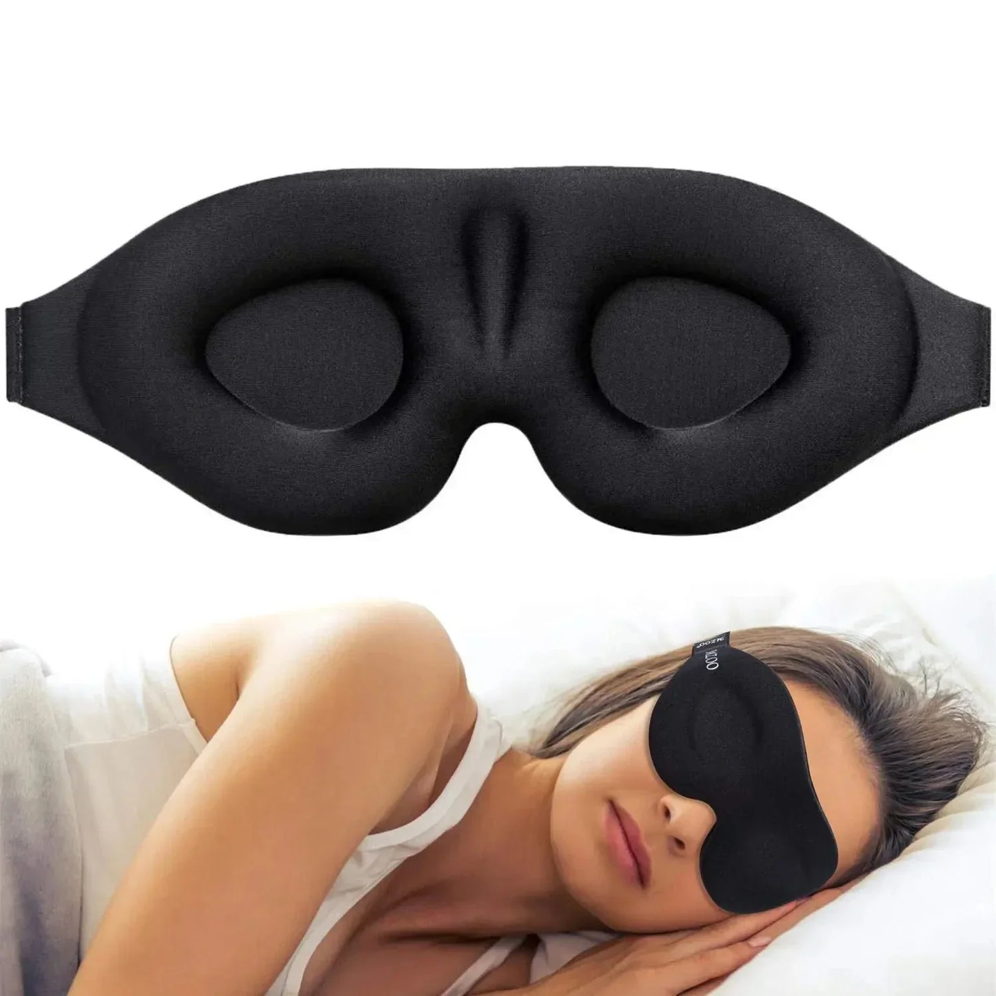 Sleep Mask for Light Blocking & Restful Sleep