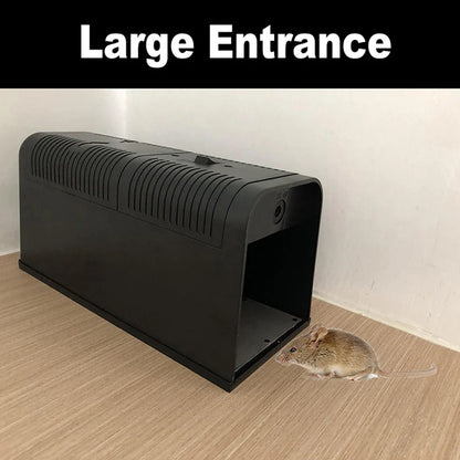 Electronic Mouse Trap – Humane Rodent Catcher and Rat Killer with High-Voltage Shock, Reusable Smart Electric Pest Control