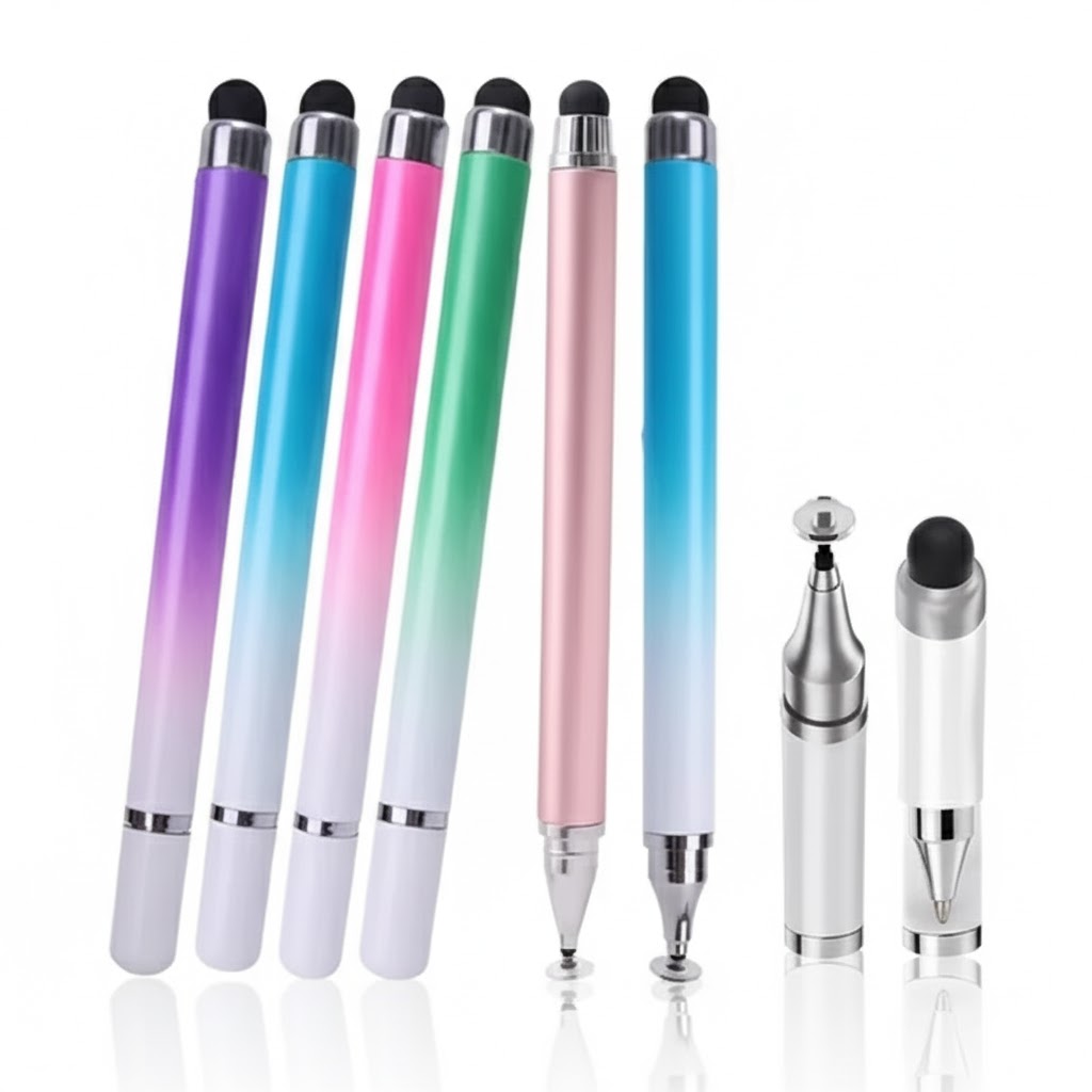 2-in-1 Universal Stylus Pen for Phones & Tablets